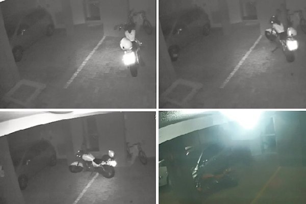 Crónica / Una moto “poseída” le chocó a un auto parado