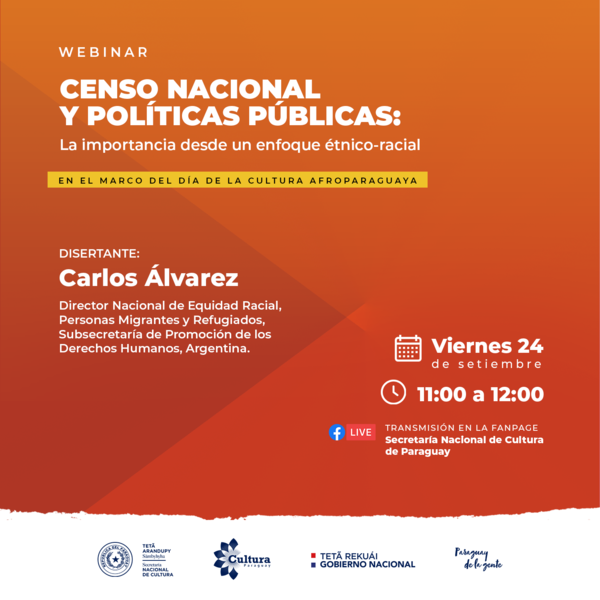 Realizarán webinar en el marco del Día de la Cultura Afroparaguaya - .::Agencia IP::.