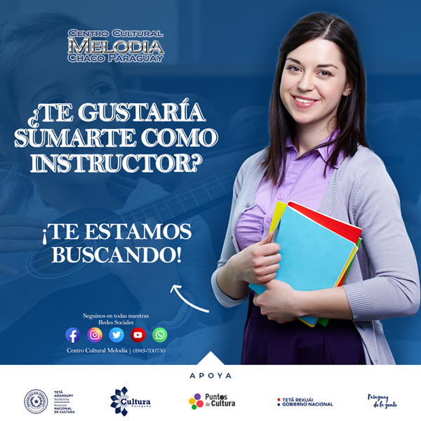Centro Cultural Melodía abre convocatoria para instructores - .::Agencia IP::.