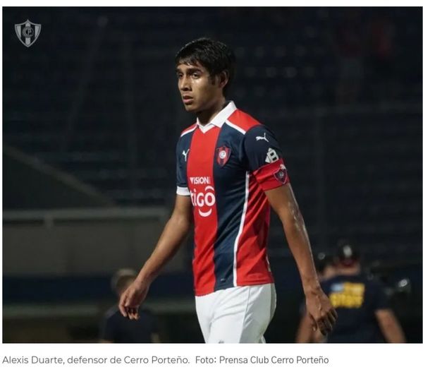 Alexis Duarte es baja en Cerro Porteño