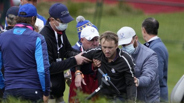 Tom Felton actor de Harry Potter sufre un colapso durante el partido de golf previo a la Ryder Cup