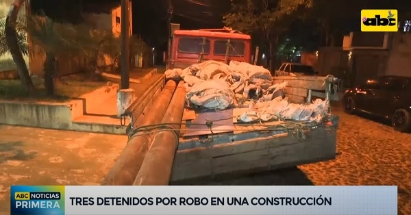 Detienen a tres hombres tras intento de robo en construcción