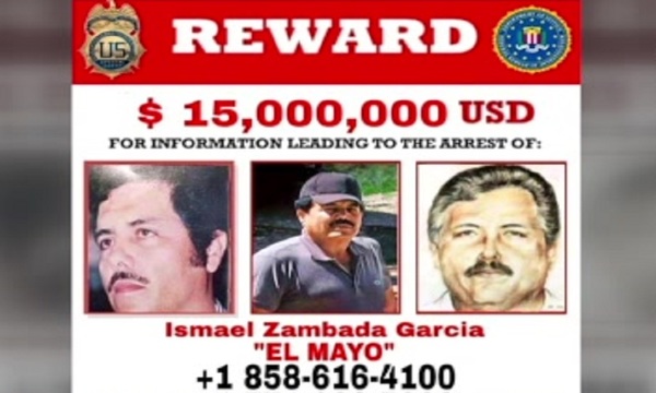 Aumentan recompensa por Ismael 'El mayo' Zambada - SNT