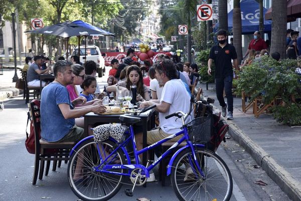 Feriado largo: calles serán peatonales hasta el lunes y gastronómicos atenderán al aire libre - Nacionales - ABC Color