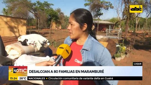 Desalojan a 80 familias en Maramburé, Luque - ABC Noticias - ABC Color