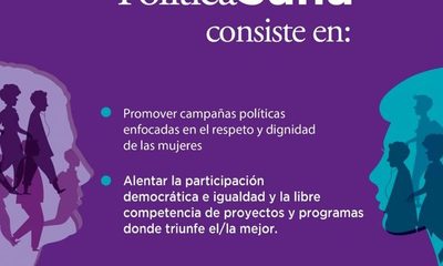 Lanzan campaña #Política Sana