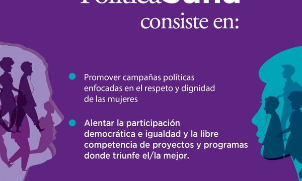 Lanzan campaña #Política Sana