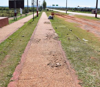 Detectan obras fantasmas en la ciclovía de Carapeguá - Nacionales - ABC Color