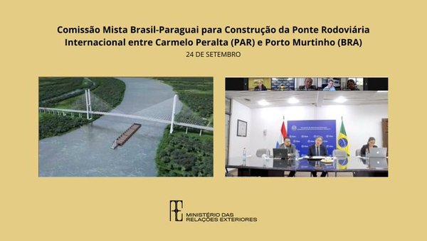 Comisión binacional aprobó la licitación del puente Puerto Murtinho - Carmelo Peralta - El Trueno