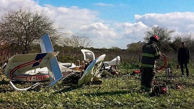 Dos muertos tras estrellarse una avioneta cerca de Buenos Aires