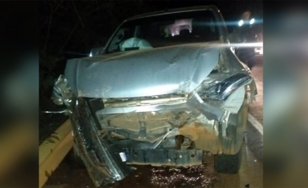 Brasileños protagonizan violento accidente en el Túnel Verde