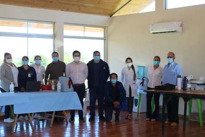 DIRECTOR DE LA VII REGIÓN SANITARIA RECORRIÓ OBRAS DE CAPITÁN MIRANDA
