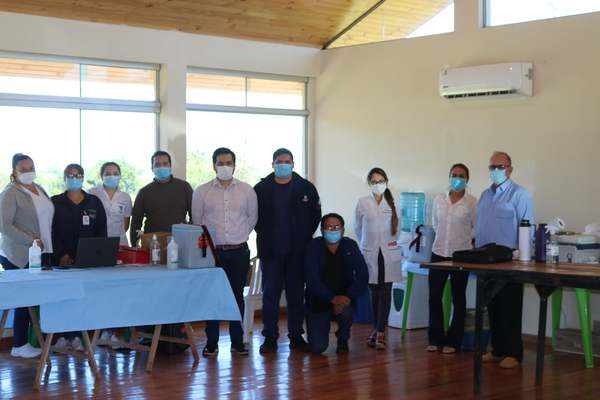 DIRECTOR DE LA VII REGIÓN SANITARIA RECORRIÓ OBRAS DE CAPITÁN MIRANDA