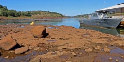 El río Paraguay podría llegar a 80 centímetros por debajo del cero en octubre