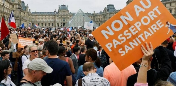 Diario HOY | Miles de manifestantes en las calles de varias ciudades francesas contra el pase sanitario