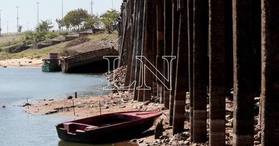 La Nación / Bajante del río Paraguay alcanza un nuevo récord este sábado