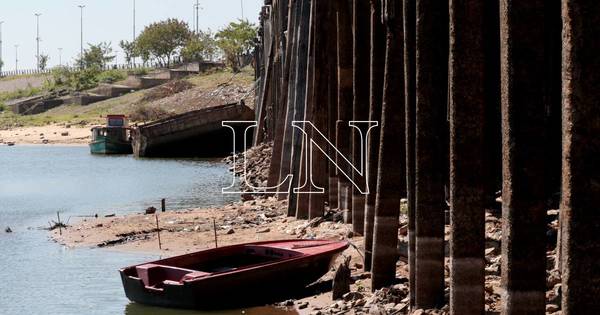 La Nación / Bajante del río Paraguay alcanza un nuevo récord este sábado