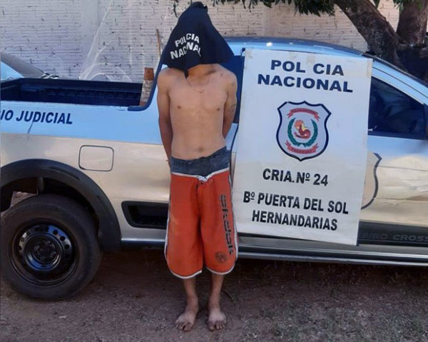 Detienen a incorregible ladrón tras golpear su padre | OnLivePy