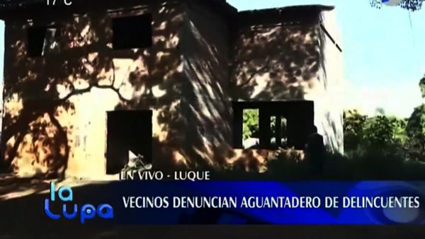 Vecinos cansados de la inseguridad en zona de aguantadero en Luque
