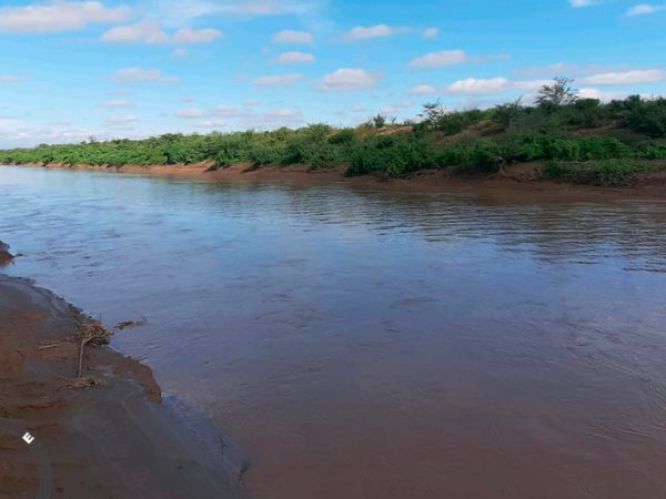 Río Pilcomayo repunta luego de lluvias registradas en Bolivia
