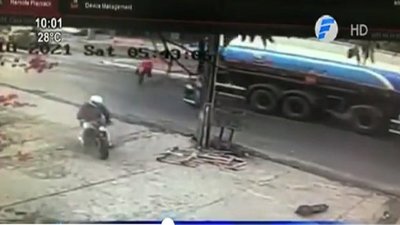 Ruin: Motociclista fue atropellado y el responsable se dio a la fuga | Noticias Paraguay