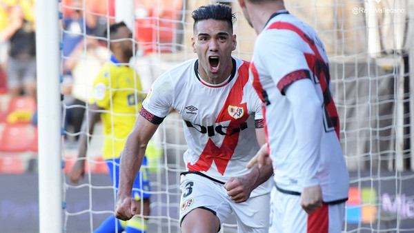 Destellos de Falcao aúpan al Rayo Vallecano