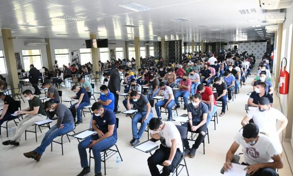 Con una participación del 81% finalizó el examen para cubrir vacancias en Itaipú