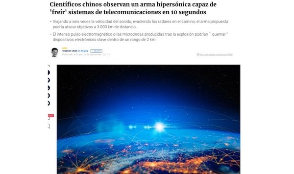 Crónica / Chinos estarían fabricando una “superarma”