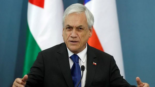 El presidente Piñera arriba esta noche