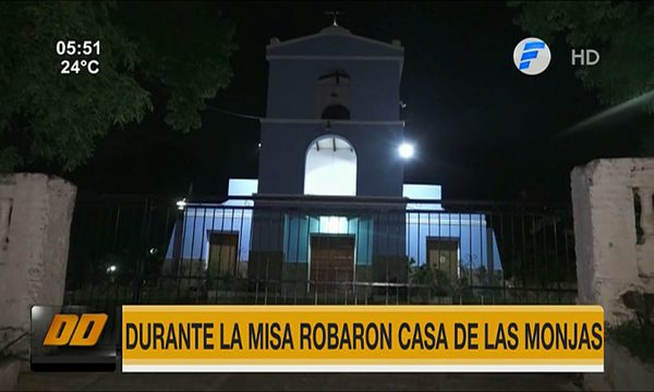 Durante la misa robaron casa de monjas en Ypané | Telefuturo