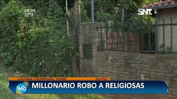 Millonario robo en casa de religiosas en Ypané - SNT