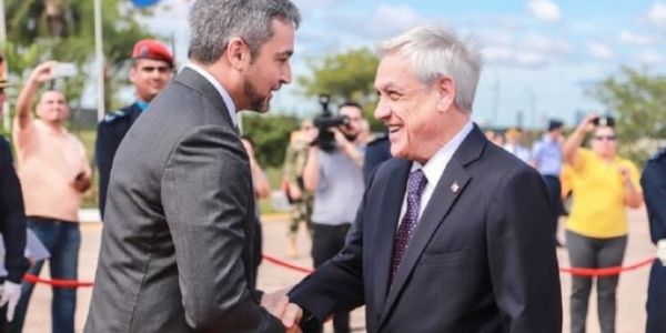 Presidente de Chile llega hoy a nuestro país y el martes se reúne con Abdo