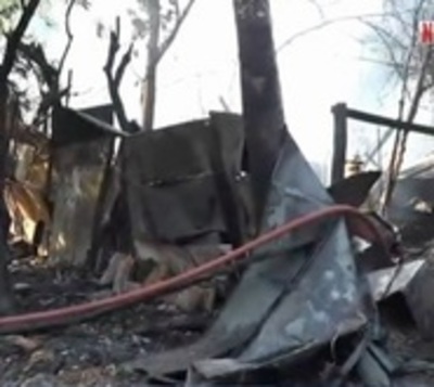 Incendio aparentemente provocado destruye una vivienda - Paraguay.com