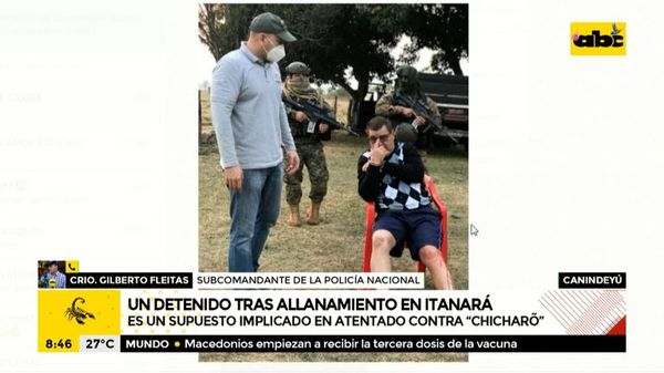 Detienen a supuesto implicado en atentado contra “Chicharõ” - A la gran 730 - ABC Color