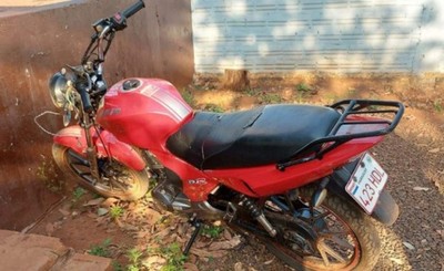 Menor recibió un disparo en la cabeza cuando conducía una moto robada