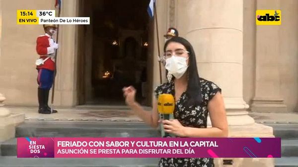 Feriado con sabor y cultura en la capital - Ensiestados - ABC Color