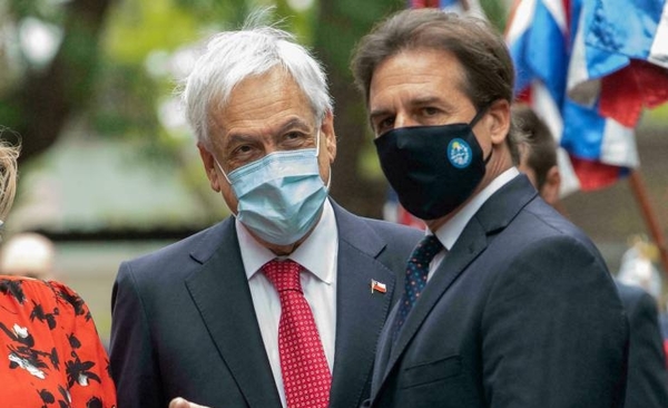 Diario HOY | Presidente de Uruguay recibió a su par de Chile con agenda sanitaria de fondo