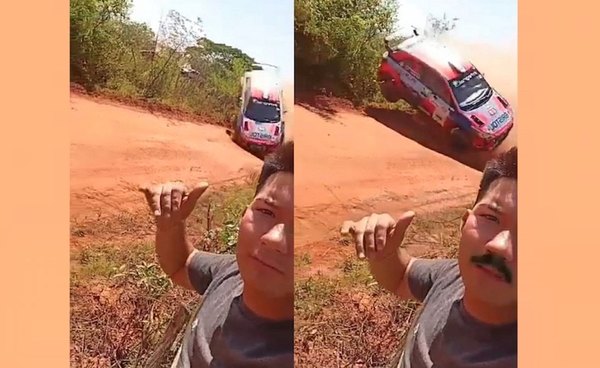 Crónica / “ME CAGUÉ TODITO”. Fue al rally y ¡casi filmó su muerte!