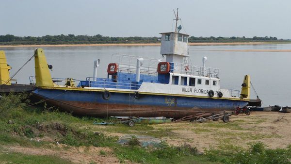 Récord histórico de la bajante del río Paraguay en Pilar