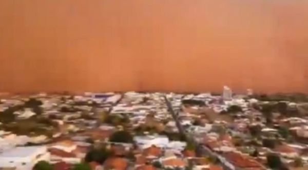 VIDEO | Imponente tormenta de arena causó pánico en Brasil