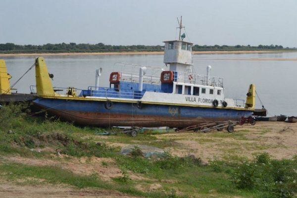 Récord histórico de la bajante del río Paraguay en Pilar