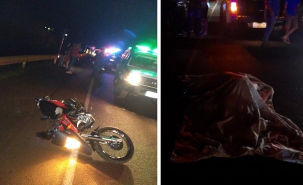Estrepitosa caída deja un motociclista muerto y otro muy herido