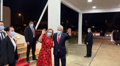 Sebastián Piñera llegó a Paraguay, se reúne hoy con Marito