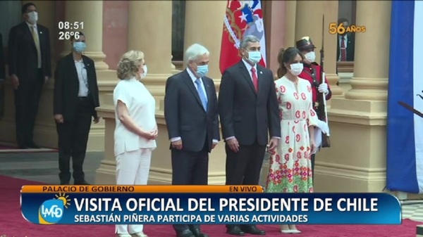 Visita oficial del Presidente de Chile en Paraguay - SNT