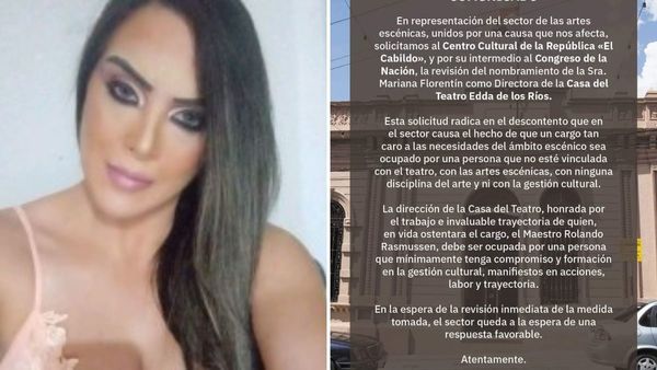 Protesta contra la nueva directora de la Casa del Teatro