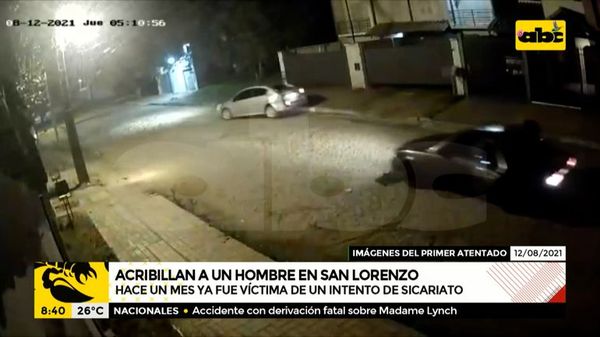Imágenes del primer intento de asesinato del que escapó el capitán Humberto Fleitas - A la gran 730 - ABC Color