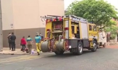 Fuerte choque sobre 1era. e Iturbe en Asunción - SNT
