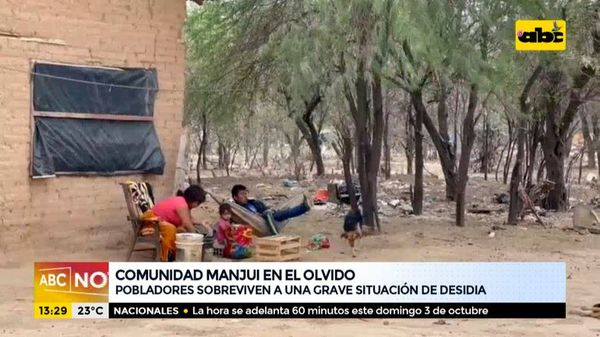 Chaco: Comunidad Manjui, en el olvido y el abandono - ABC Noticias - ABC Color
