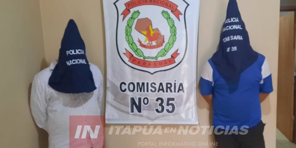 DOS HOMBRES CON ORDEN DE CAPTURA TRAS LAS REJAS.