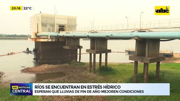 Ríos se encuentran con estrés hídrico - ABC Noticias - ABC Color